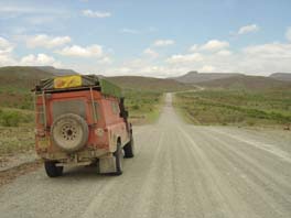 Damaraland gravel roads