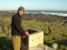 braaing by the beach