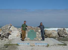 Cape Agulhas - southernmost tip of Africa